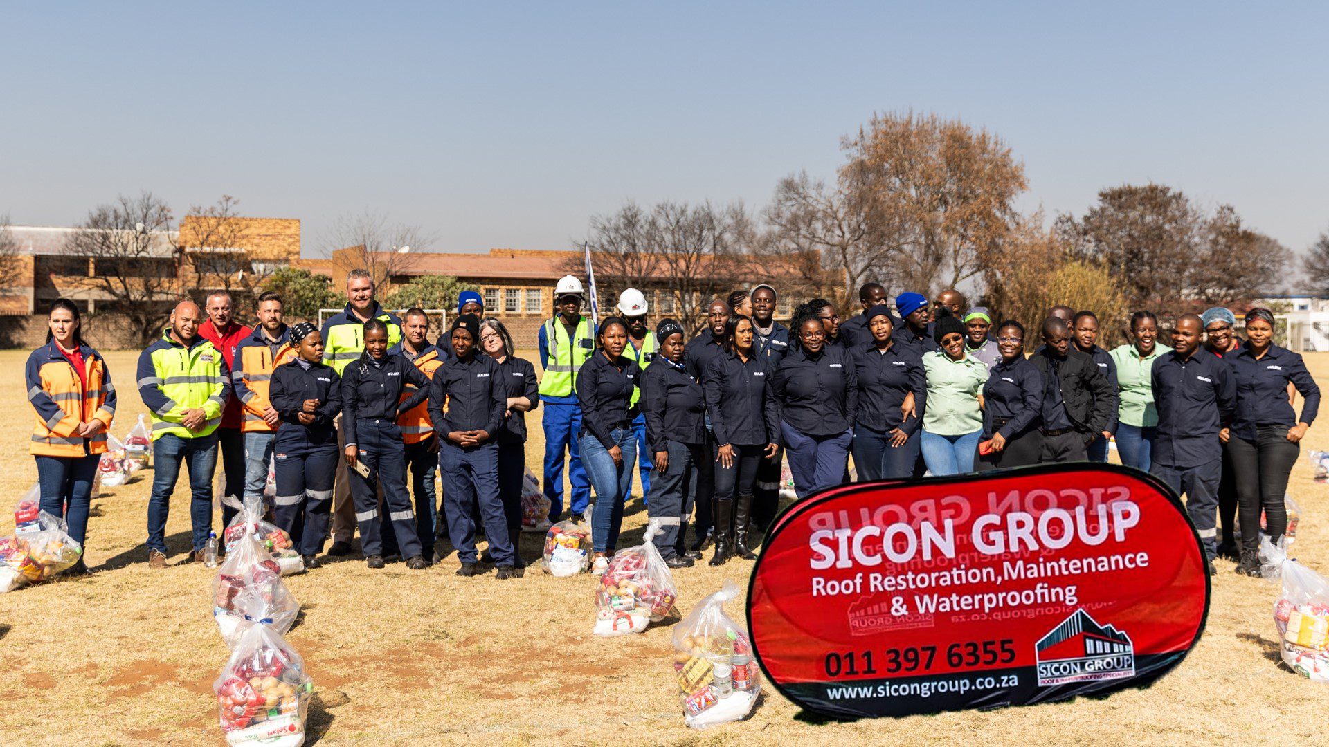 Staff attending community involvement project briefing