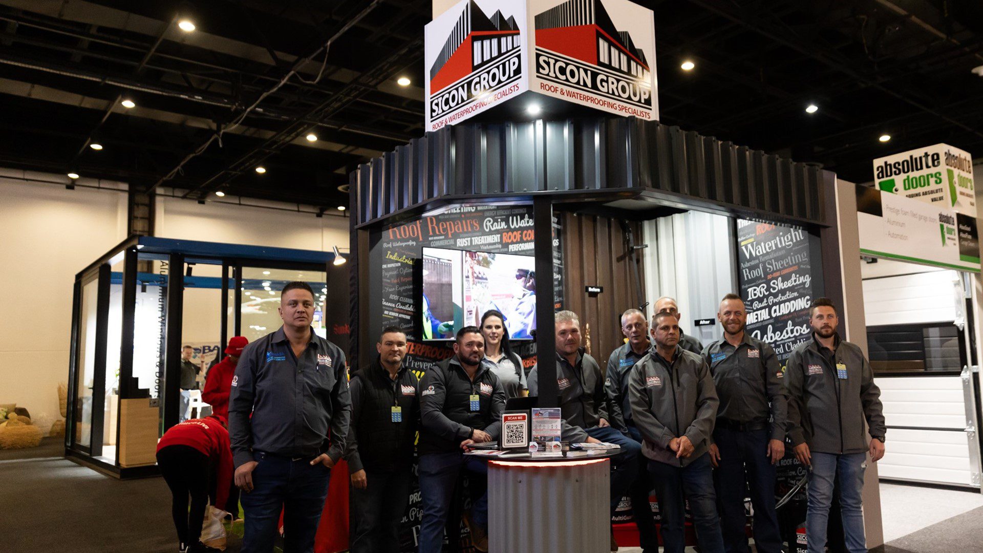 Innovative roofing products and solutions displayed by Sicon Group at the Decorex Expo